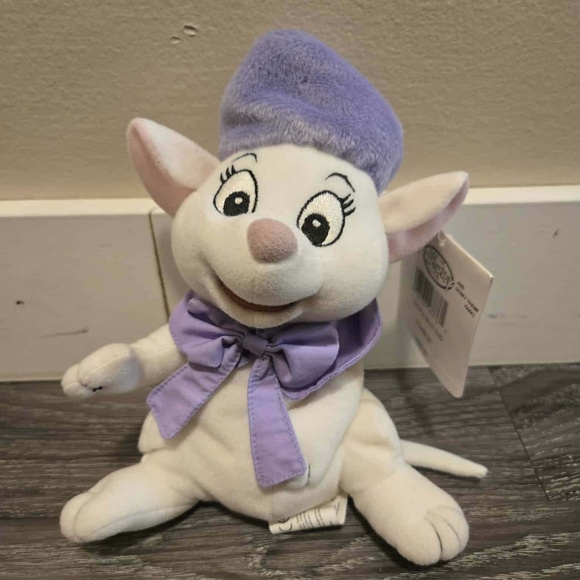 Disney Store Bean Bag The Rescuers Bianca Plush - Picture 1 of 3